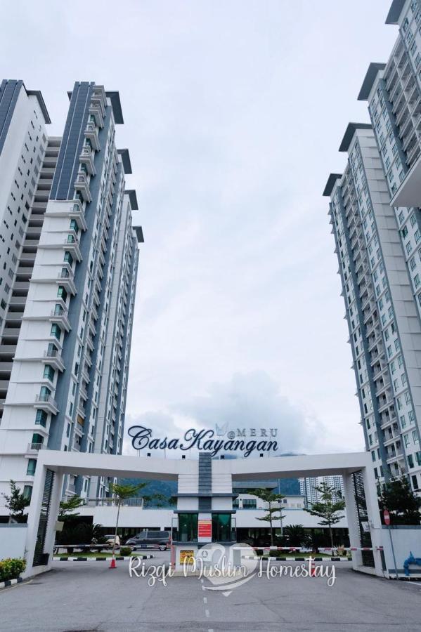 Rizqi Muslim Homestay Meru Casa Kayangan イポー エクステリア 写真